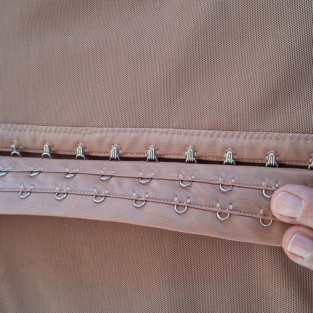 Prima Valentina Tan Nude Open Bust Shapewear Corset Plus Size 3X - Picture 3 of 11